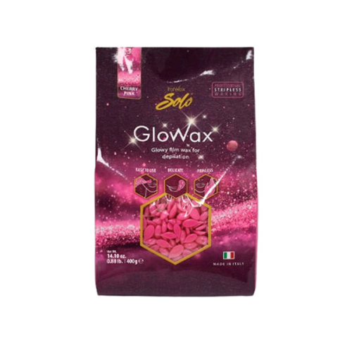 Гарячий плівковий віск у гранулах Italwax Glowax Cherry Pink Гарячий плівковий віск у гранулах Italwax Glowax Cherry Pink - Рожева Вишня 400 г. (для обличчя)