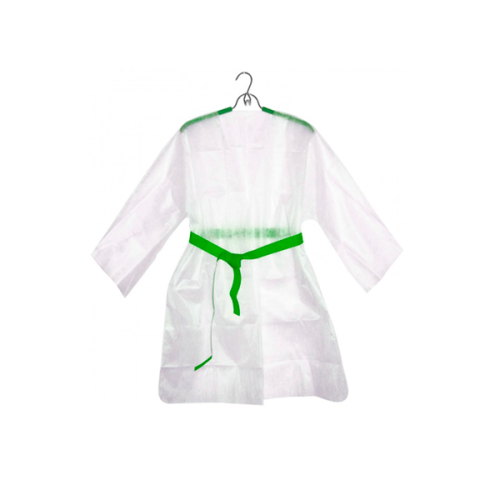 Куртка для пресотерапії з поясом, біла, одноразова