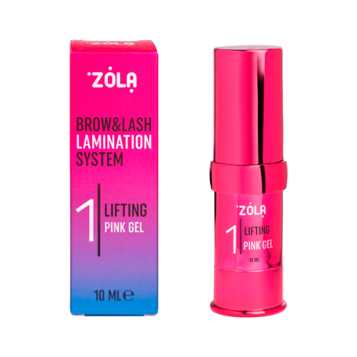 ZOLA Склад для ламінування 01 Lifting Pink Gel ZOLA Composition for lamination 01 Lifting Pink Gel