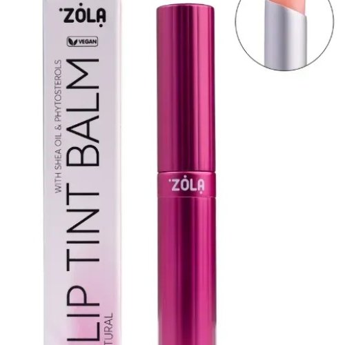 ZOLA Відтінковий бальзам для губ Lip Tint Balm (01 Natural)