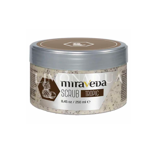 Скраб для тіла в баночці, з олією лайма, Тропік MIRAVEDA ItalWax, 250 г.