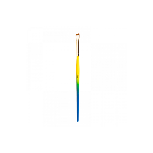 ZOLA Пензлик вузький зі скосом 01uk UKRAINIAN EDITION Brush with a bevel narrow 01uk UKRAINIAN EDIT