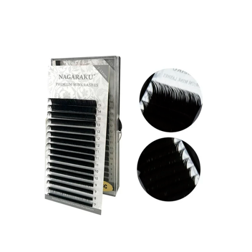 Вії Nagaraku чорні Mix (N 0.07) 7-15 мм