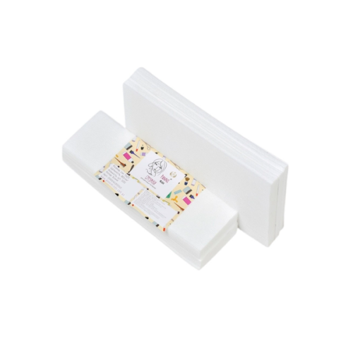 Смужки для депіляції Panni Mlada Смужки для депіляції Panni Mlada™ 7х22 см (100 шт/пач) зі спанбонду 80 г/м2 Колір: білий