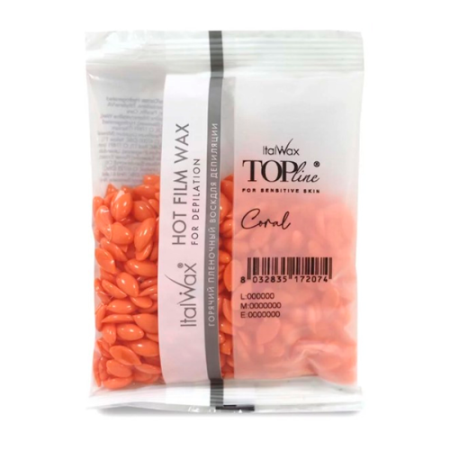 Гарячий плівковий віск в гранулах Italwax TOP LINE Корал, 100 г.