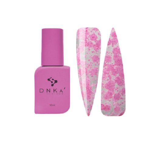 Топ DNKa Top Sakura без Липкого Шару , прозорий з рожевими пластівцями, 12 мл Топ DNKa Top Sakura без Липкого Шару , прозорий з рожевими пластівцями, 12 мл
