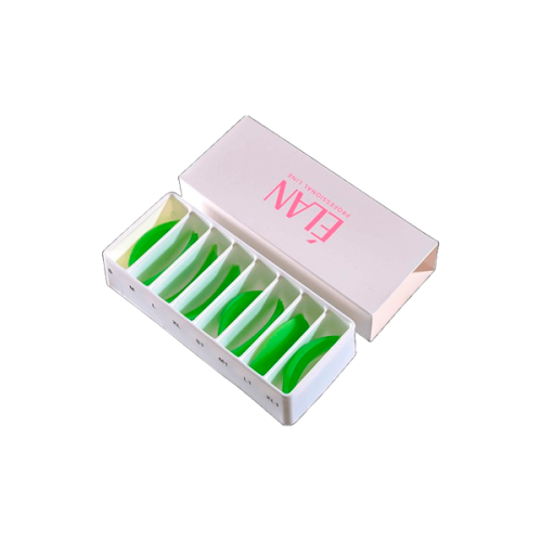 Бігуді, валики - класичний комплект силіконових валиків ELAN 8 пар (зелені)