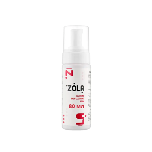 ZOLA Пінка-шампунь 80 мл ZOLA All in one Brow cleansing foam 80 ml