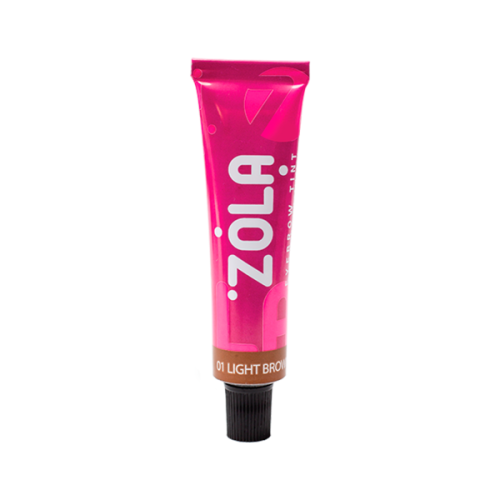 ZOLA Фарба для брів із колагеном 15ml. 01 ZOLA Фарба для брів із колагеном 15ml. 01 Light brown Eyebrow Tint With Collagen 15ml. 01 Light brown